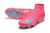 Chuteira Nike AirZoom Mercurial 16 Elite Campo Cano Alto Vermelha