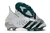 Chuteira Adidas Predator Freak .1 Low Branca e Verde Cano Alto FG Campo