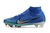 Chuteira Nike Zoom Mercurial Vapor 15 Elite Azul Cano Alto Campo - Itabuna Chuteiras