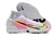 Chuteira Society Nike Mercurial Vapor 14 Elite Branca e Rosa