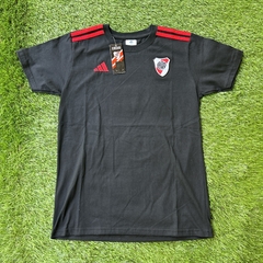 REMERA DE CONCENTRACION - RIVER PLATE - NEGRO - comprar online