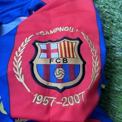 CAMISETA RETRO - BARCELONA 2007- RONALDINHO Y MESSI en internet