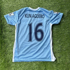 CAMISETA RETRO - MANCHESTER CITY 2011/12 - "KUN" AGUERO - camisetasEFP
