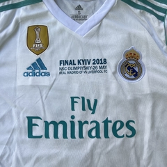 CAMISETA RETRO - REAL MADRID 2018 - CRISTIANO RONALDO - EDICION FINAL CHAMPIONS 2018 - camisetasEFP