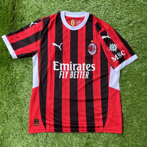 CAMISETA RETRO - AC MILAN 2025- SIN DORSAL - comprar online