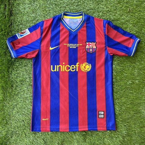 CAMISETA RETRO - BARCELONA 2009 - FINAL MUNDIAL DE CLUBES - SIN DORSAL - comprar online