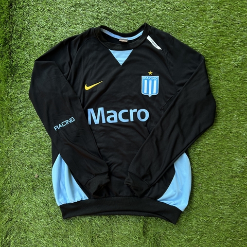 BUZO RETRO - RACING 2007/08 - NEGRO - comprar online