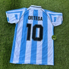 CAMISETA RETRO - AFA - COPA AMERICA 1997 - AIMAR/RIQUELME/ORTEGA/BATISTUTA - camisetasEFP