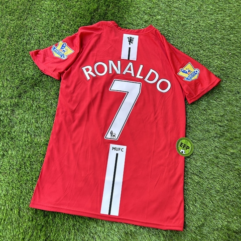 CAMISETA RETRO - MANCHESTER UNITED 2008 - CRISTIANO RONALDO - EDICION PREMIER LEAGUE