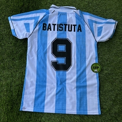 CAMISETA RETRO - AFA - COPA AMERICA 1997 - AIMAR/RIQUELME/ORTEGA/BATISTUTA en internet