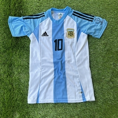 CAMISETA RETRO - ARGENTINA 2002 - TITULAR - ORTEGA Y BATISTUTA