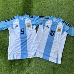CAMISETA RETRO - ARGENTINA 2002 - TITULAR - ORTEGA Y BATISTUTA en internet