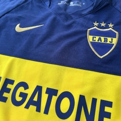 CAMISETA RETRO - BOCA JUNIORS 2008 - RIQUELME Y PALERMO en internet