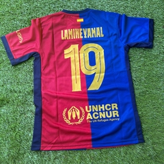 CAMISETA - BARCELONA 2024/25 - TITULAR - LAMINE YAMAL en internet
