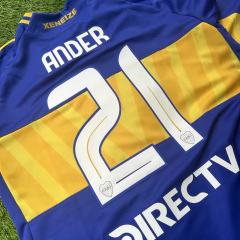 CAMISETA BOCA JUNIORS - 2025 - VELASCO - ANDER HERRERA - PALACIOS - TITULAR