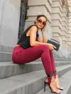 legging feminina vinho marsala as marias e maria 