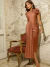 Vestido Midi Malha Prada Celeste - comprar online