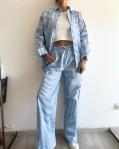 Pantalon Positano Celeste - El Atelier