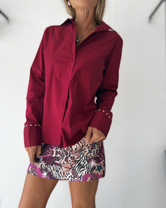 Camisa Roma Bordo - tienda online