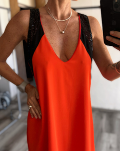 Vestido Hamina Rojo - comprar online