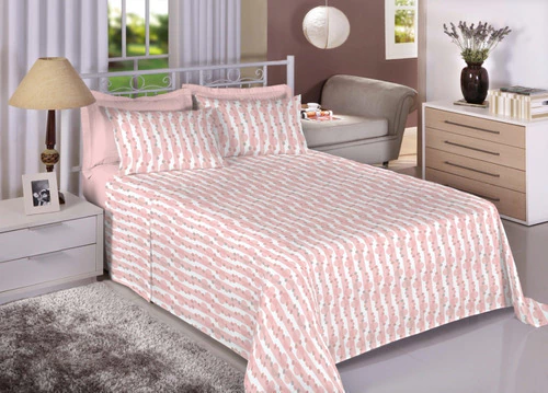 Jogo de Cama Casal Queen Premium 240x250 100% Algodão