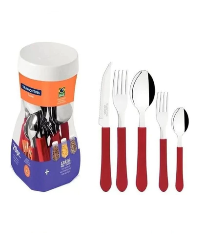 Conjunto Talheres Inox 20pçs Leme Tramontina