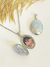 Imagem do COLAR RELICÁRIO FORGET-ME-NOT PRATA E DOURADO