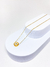 COLAR OLHO GREGO MINIMALISTA PRATA E DOURADO - Esmero Joias