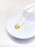 Imagem do COLAR OLHO GREGO MINIMALISTA PRATA E DOURADO