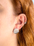 BRINCO SILENT CIRCLES ESCOVADO DOURADO OU PRATA - loja online