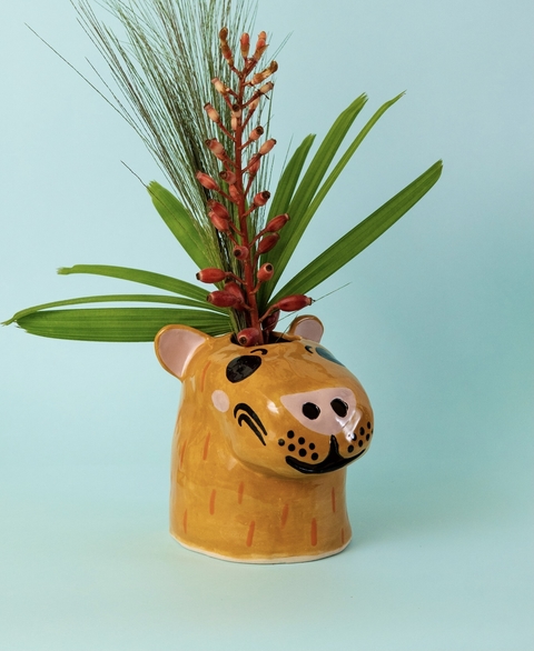 Vaso Capivara marrom