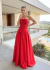Vestido Scarlet, Vestido longo de festa no tecido de zibeline.