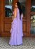 Vestido Adrielle, Vestido Longo De Festa Crepe Seda. - Loja Helena Alves