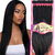 Cabelo Bio Vegetal 8 Telas Natural Yaky 100% similar ao Cabelo Humano 75 Cm