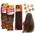 Imagem do Kit 2 Cabelo Jumbo Gypsy Braids Tranças + Nina Softex +anéis