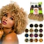 Cabelo Fibra Orgânica Cachos Afro 285 Gramas Goivo Bundles Um Pacote Faz 1 Cabeça Sleek - loja online
