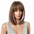 CABELO WIG LACE PERUCA CURTA ASPECTO NATURAL FIBRA ORGANICA - Rass Hair