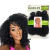 Cabelo Fibra Orgânica Cachos Afro 285 Gramas Goivo Bundles Um Pacote Faz 1 Cabeça Sleek