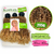 Imagem do Cabelo Fibra Orgânica Cachos Afro 285 Gramas Goivo Bundles Um Pacote Faz 1 Cabeça Sleek