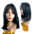 Peruca Modelo Riana Wig Organica Com Franja Curta Aspecto De Cabelo Humano