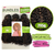 Cabelo Fibra Orgânica Cachos Afro 285 Gramas Goivo Bundles Um Pacote Faz 1 Cabeça Sleek - loja online