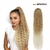 APLIQUE RABO DE CAVALO LILA AFRICAN BEAUTY BIO FIBRA 80CM ASPECTO DE CABELO HUMANO CACHEADO