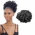 Coque Afro Puff De Cabelo Humano Cacheado Modelo Pietra Ajustável