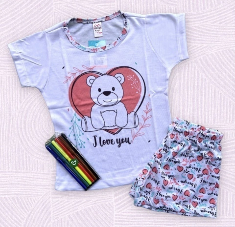 Pijama de colorir feminino TAMANHO P