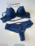 Conjunto Lingerie fio ANASTÁCIA - azul