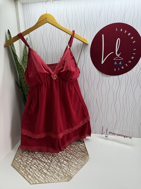 Baby doll DUDA - Vermelho Divino - comprar online