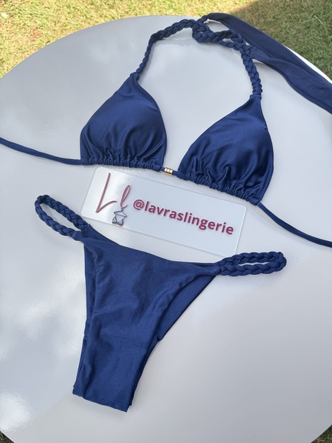 Biquíni cortininha TARCI - (azul) - comprar online