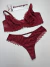 Conjunto sem bojo Cristal - VERMELHO DIVINO - comprar online