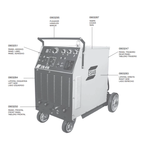 Vista Explodida - Retificador LTG 410