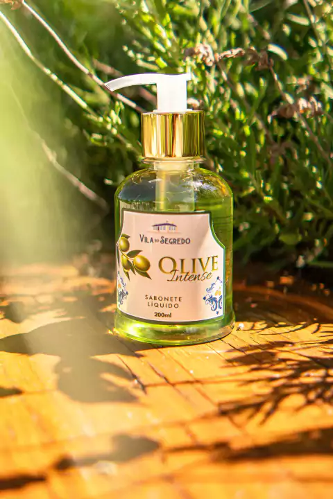 SABONETE LÍQUIDO C/ AZEITE (SEM PARABENOS)